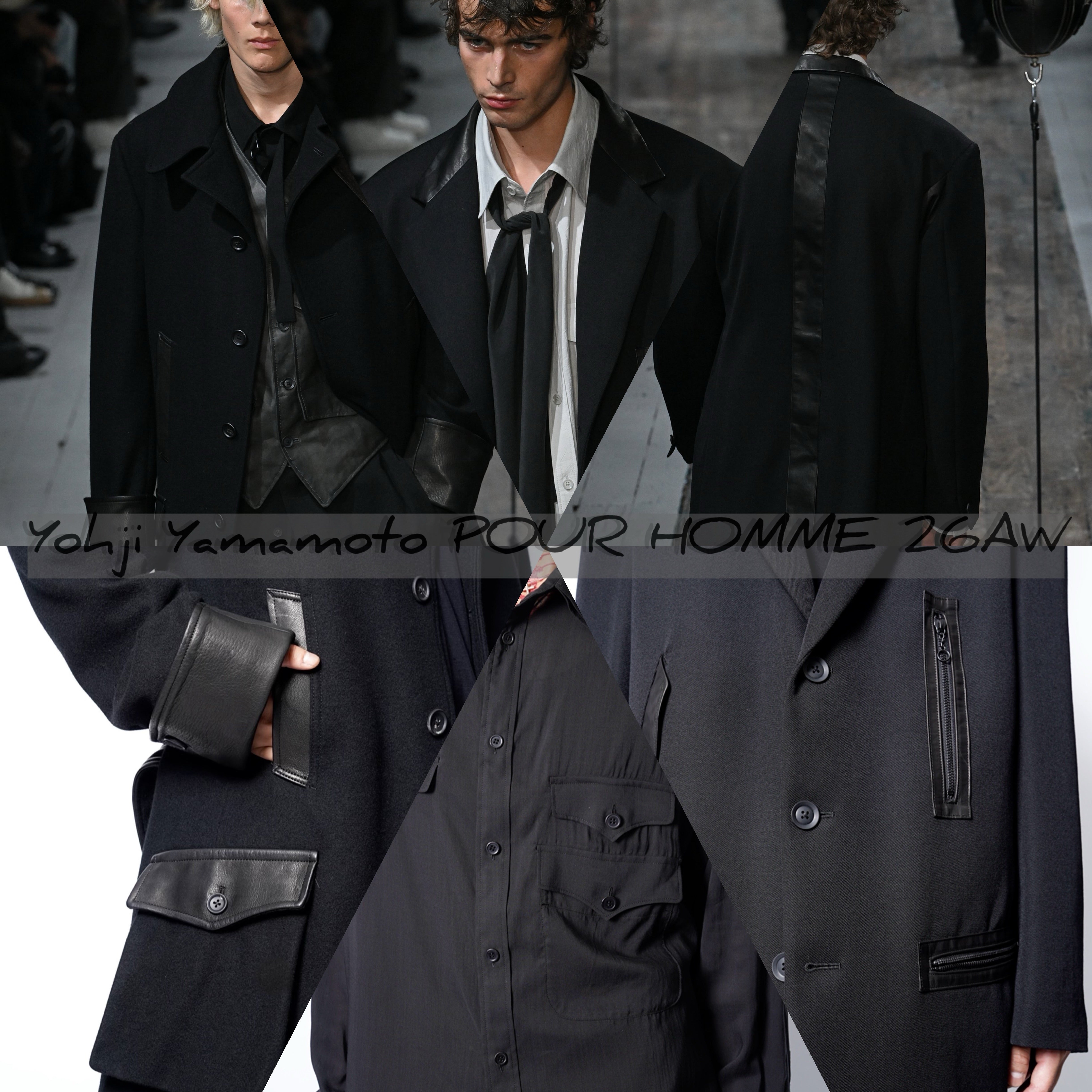 ジャケット・アウター Yohji Yamamoto POUR HOMME 2015AW 入荷速報【Yohji Yamamoto POUR HOMME 26AW】北千住店 – Amanojak.