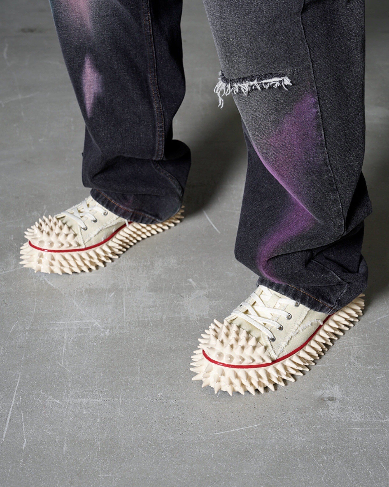doublet】SPIKY CANVAS SNEAKER - Amanojak.
