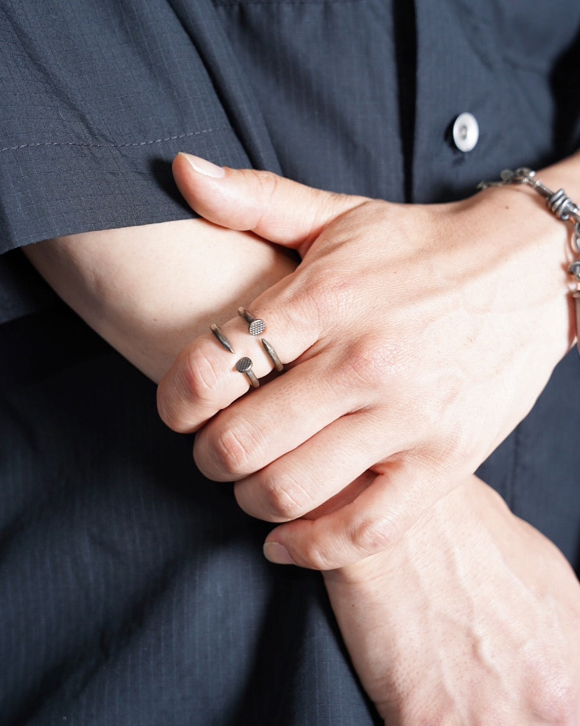 SALEで更にお買得 GUIDI(グイディ) RING-Amanojak. NAILS DOUBLE --G-AN11- アクセサリー