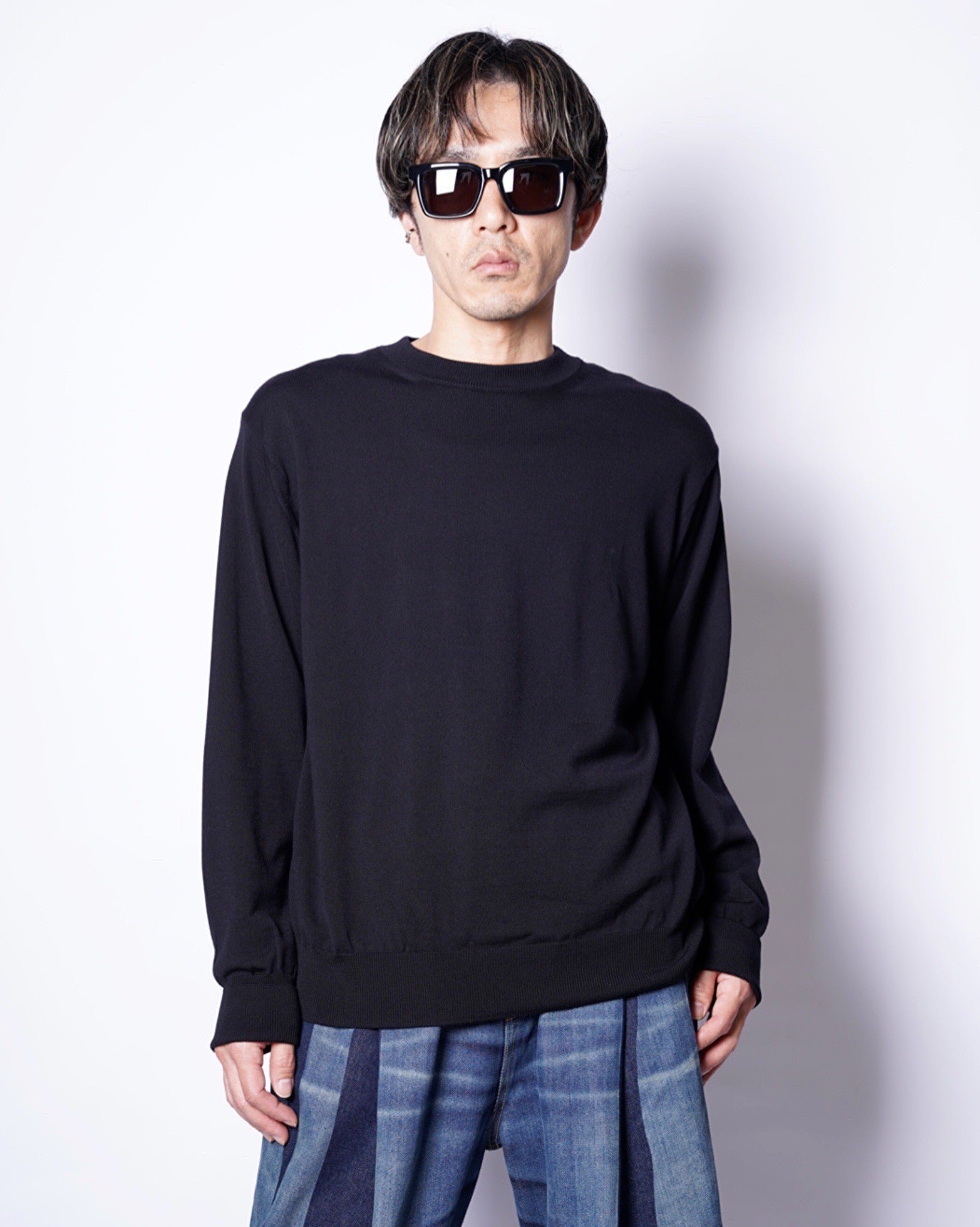 BATONER】(バトナー）BABY WOOL CREW NECK-AMANOJAK. – Amanojak.