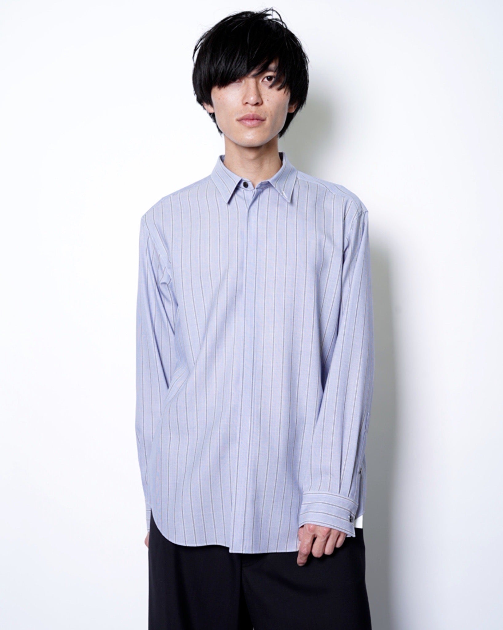 桜井着　OVERCOAT Wool Shirt サイズ2　オーバーコート　シャツ OVERCOAT】Wool Shirt -Amanojak.