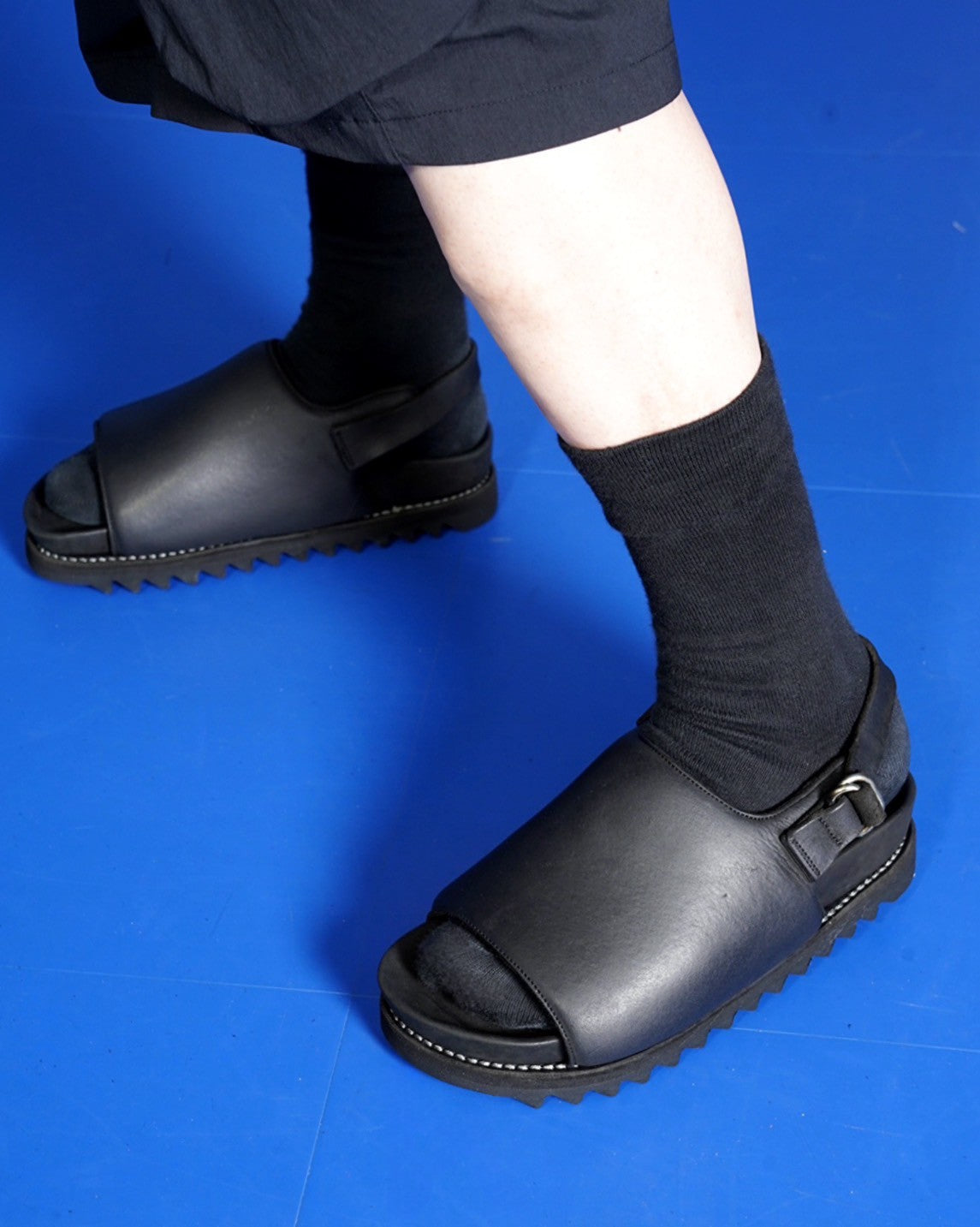 GUIDI(グイディ) -BRK04- CALF FULL GRAIN LEATHER SANDAL-Amanojak.