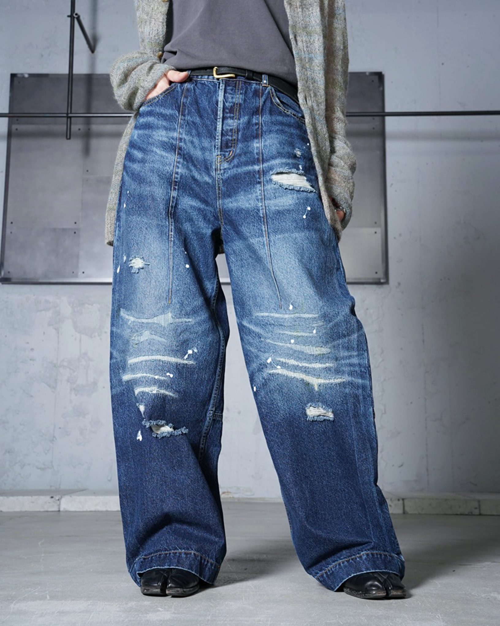 パンツ SUBLATIONS WIDE SEAM BAGGY PANTS SUBLATIONS】WIDE SEAM BAGGY PANTS.13 - Amanojak.