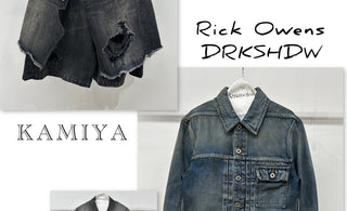 入荷速報<br>【KAMIYA】<br>【Rick Owens DRKSHDW】<br>北千住店