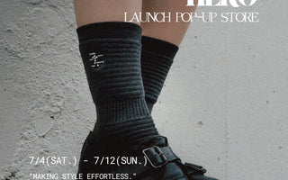 1日を変える体験を。<br>UNSUNG HERO<br>LAUNCH POP-UP