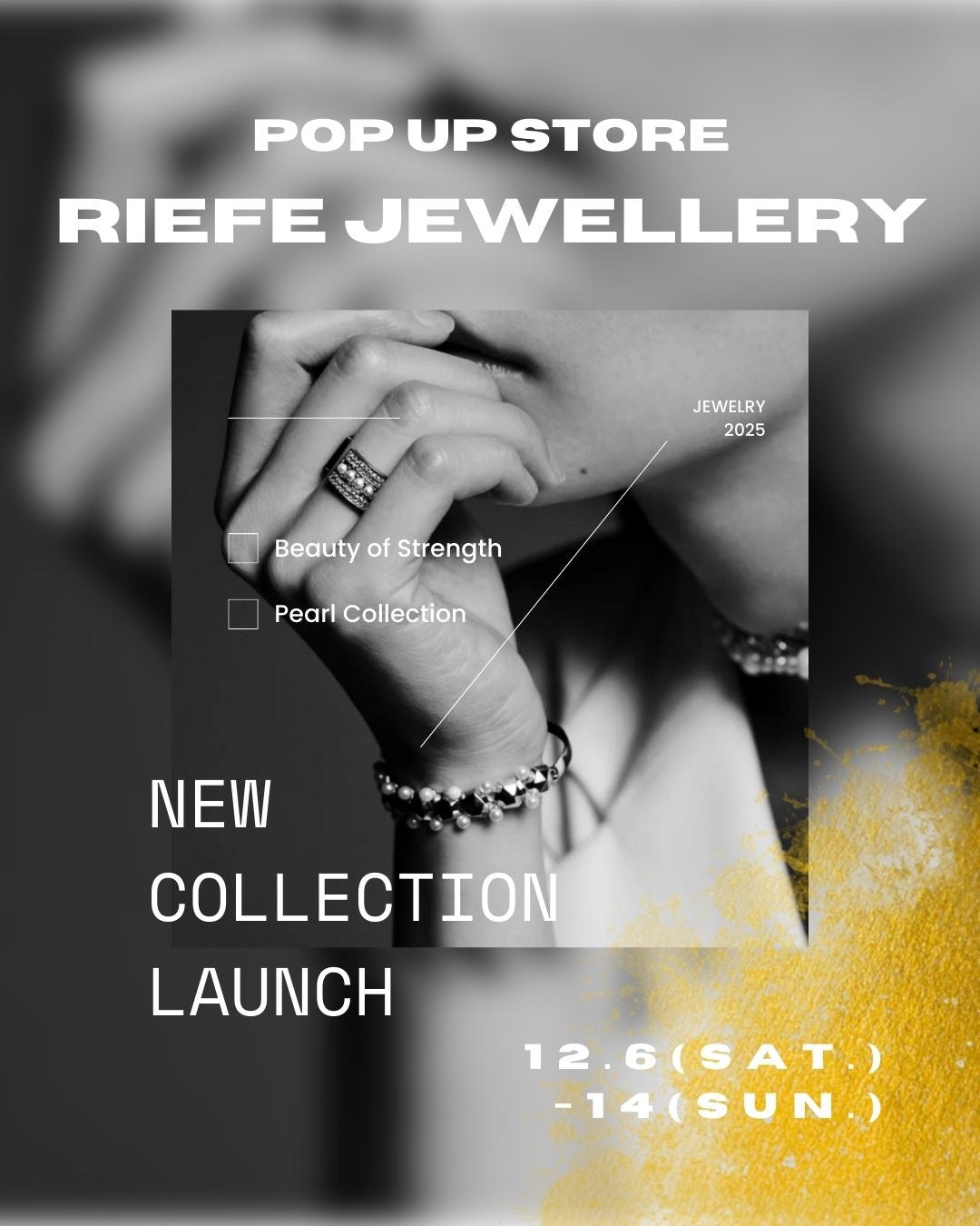 強さという美しさを選び取る体験を【RIEFE JEWELLERY】POP-UP STORE - Amanojak.