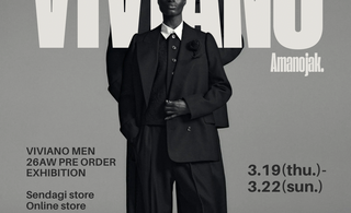 曖昧さが生む新しいメンズウェア。<br>VIVIANO MENS (UNISEX) COLLECTION