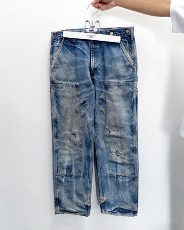 27SS予約受付中<br>【JUNYA WATANABE MAN】<br>× BerBerJin × CARHARTT TRANSFER PRINT PAINTER PANTS