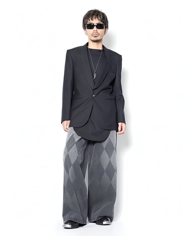 【MARINA YEE】<br>"SMOKE JACK" TUXEDO JACKET