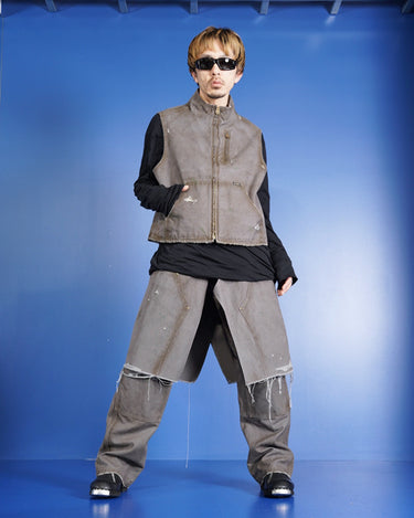 [KAMIYA]<br>Boro Duck Painter Pants