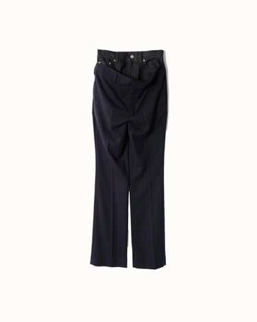 イベント期間限定アイテム<br>(9月19日～27日まで)<br>【ANTHEM A】<br>FLANNEL×DENIM REMAKE LAYERED PANTS