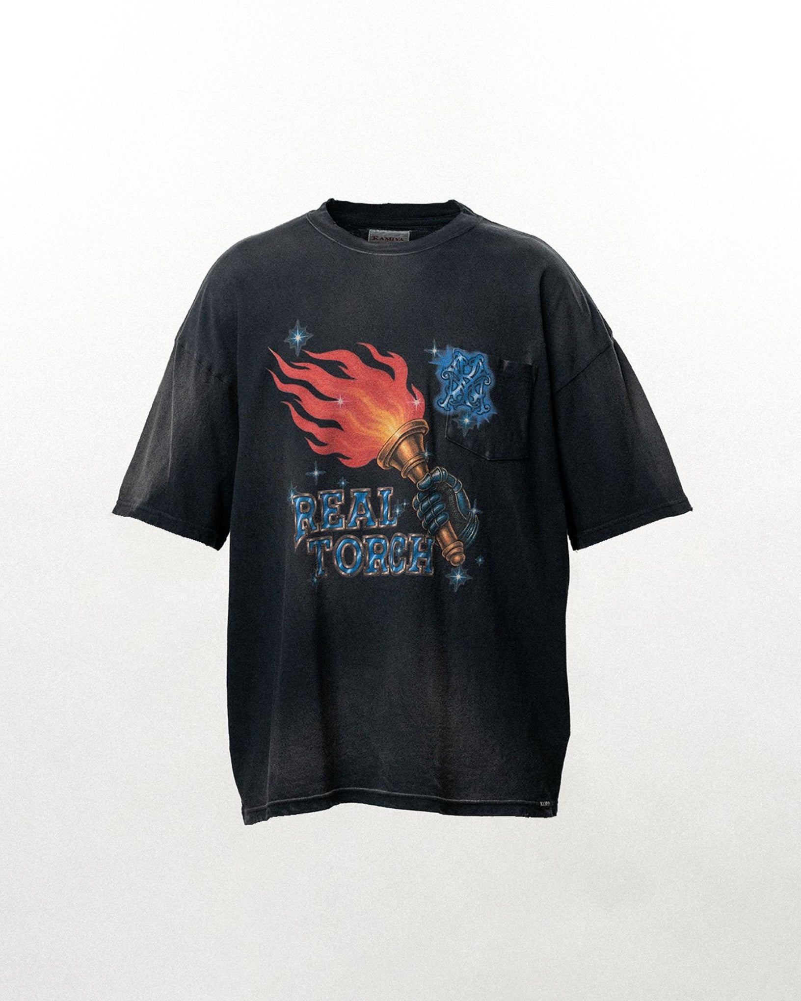 KAMIYA】“REAL TORCH” POCKET TEE- Amanojak.