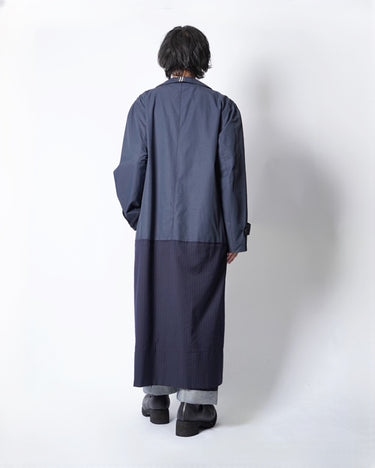 [MARINA YEE]<br>"Gomez 3"<br>Long Patchwork Coat