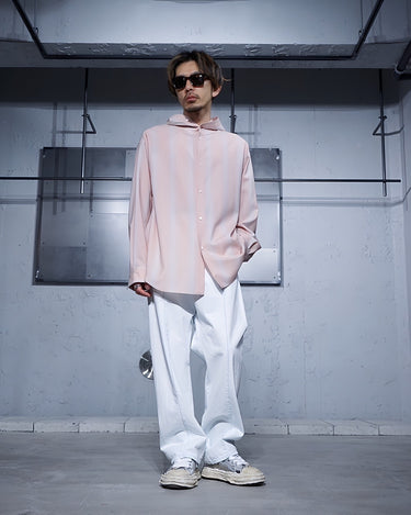 [Overcoat]<br>Denim Straight Trouser<br>with<br>SEAMS