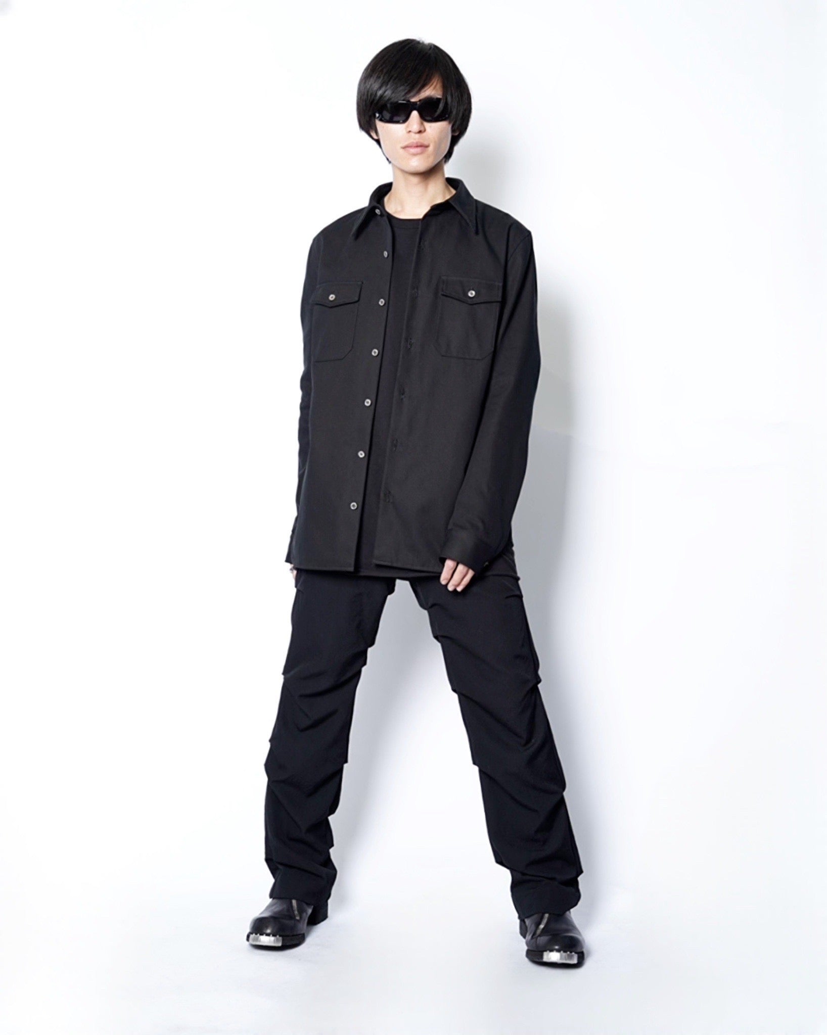 FRACTION】UTILITY SHIRT -BMC-(四分一ボタン仕様)- -Amanojak.