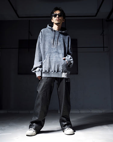 [Maison mihara yasuhiro]<br>× backlash<br>Smooth Leather Reconstructed Pants