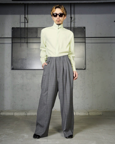 UNISEX<br>【TARO HORIUCHI】<BR>WAIST GATHERED WIDE PANTS