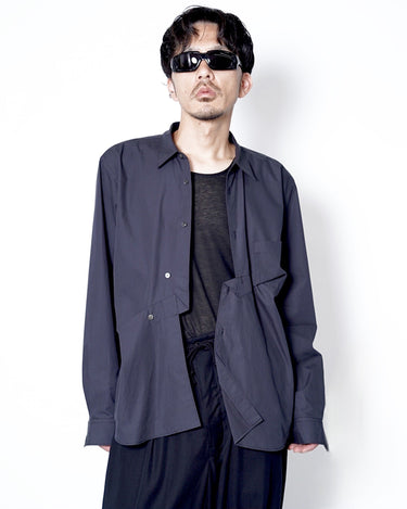 【MAHITO MOTOYOSHI】<br>TUCK COTTON SHIRTS