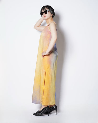 【SATORU SASAKI】<br>PRINTED SLIP DRESS