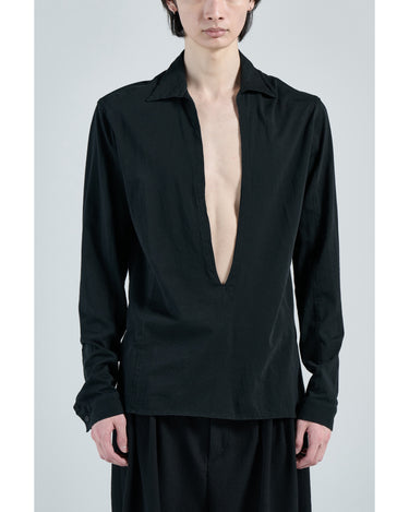 イベント期間限定(3月20日～3月29日まで)<br>26AW受注生産アイテム<br>【FRACTION】<br>DEEP V SHIRT -ICDA-