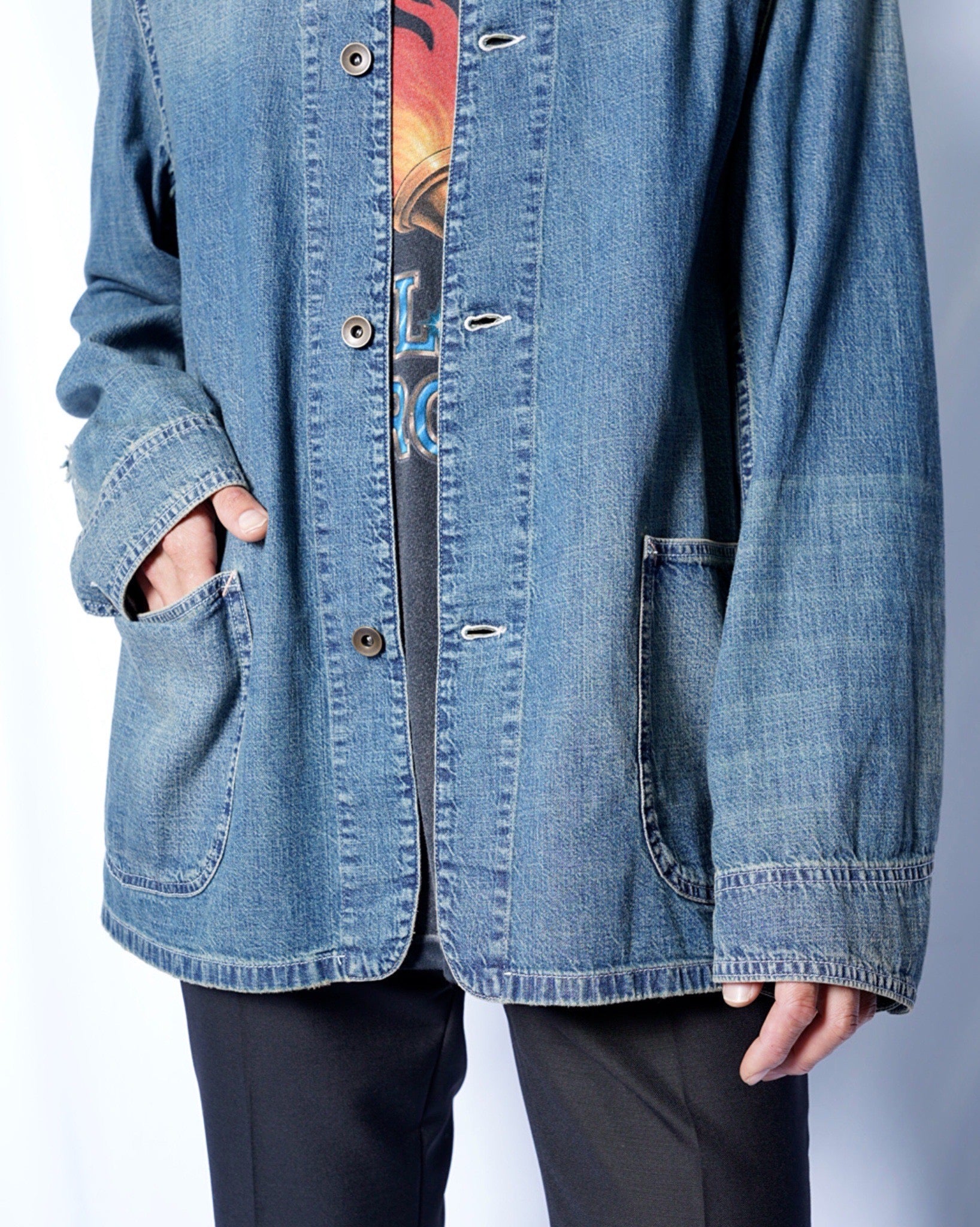 Maison Margiela(メゾンマルジェラ) -DAMAGED DENIM COVERALL-Amanojak.