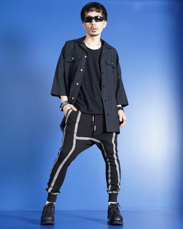 [BORIS BIDJAN SABERI]<br>"LONGJOHN 2.2" F0406C<br>SARUEL PANTS<br>SEAM TAPED OBJECT DYED