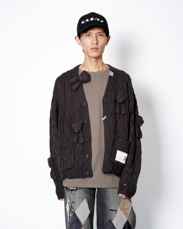 9.18(fri) 0:00 Launch<br>【Maison MIHARA YASUHIRO】<br>× PINK HOUSE BEARS KNIT CARDIGAN