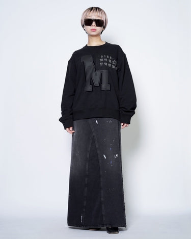 【MM6】<br>NUMBERING LOGO SWEAT (UNISEX)