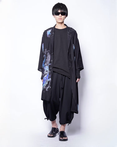 [Yohji Yamamoto POUR HOMME]<br>ASYMMETRY SILK TAILORED JACKET
