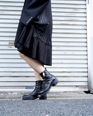 予約受付中<br>【GUIDI】<br>Amanojak. EXCLUSIVE<br>-NB66V_AJ-<br>HORSE FULL GRAIN<br>"BIAS ZIP" BOOTS<br>ウィメンズサイズ(35～38)