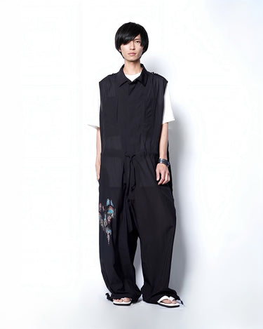 【Yohji Yamamoto POUR HOMME】<br>CU/C "kill me softly" MESSAGE JUMP SUIT