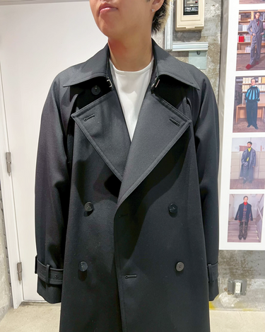 26AW予約受付中<br>【OVERCOAT】<br>Wool Trench Coat