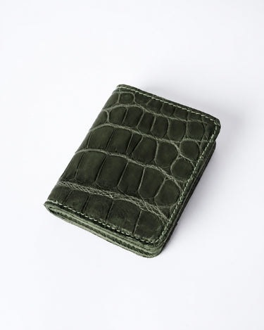 予約受付中<br>【GUIDI】<br>-C8- ALLIGATOR MISSISSIPPIENSIS ZIPPED WALLET