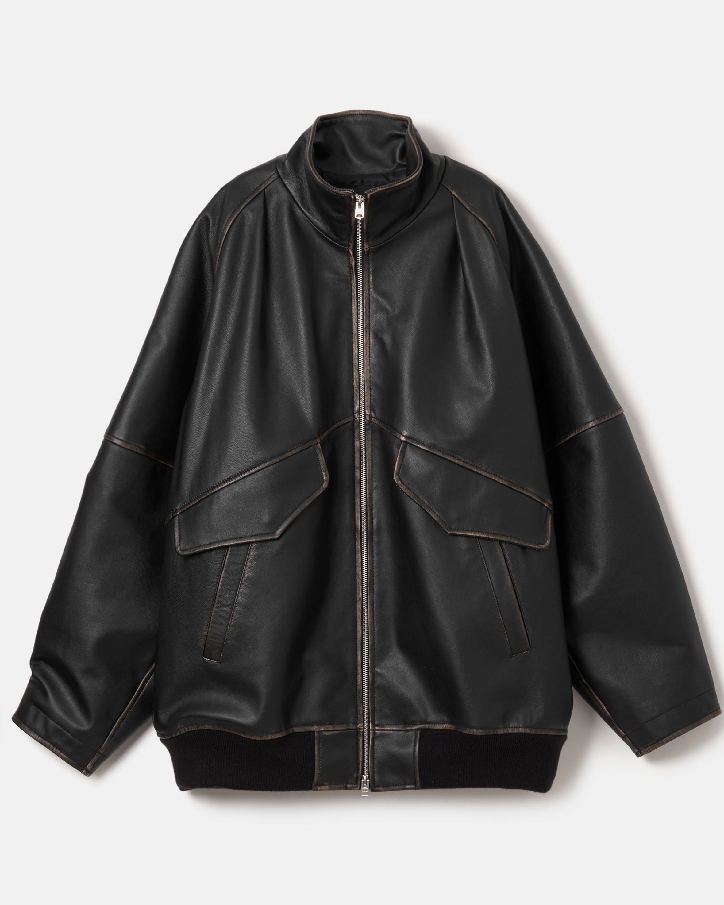 08sircus】Goat leather zip up blouson 08sircus - Goat 08sircus】Goat leather zip up blouson 08sircus - Goat