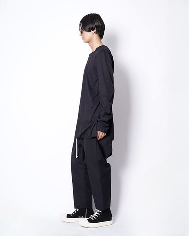 【prasthana】<br>基層 long sleeve_01 (polyesther/polyurethane tech rib jeasey)