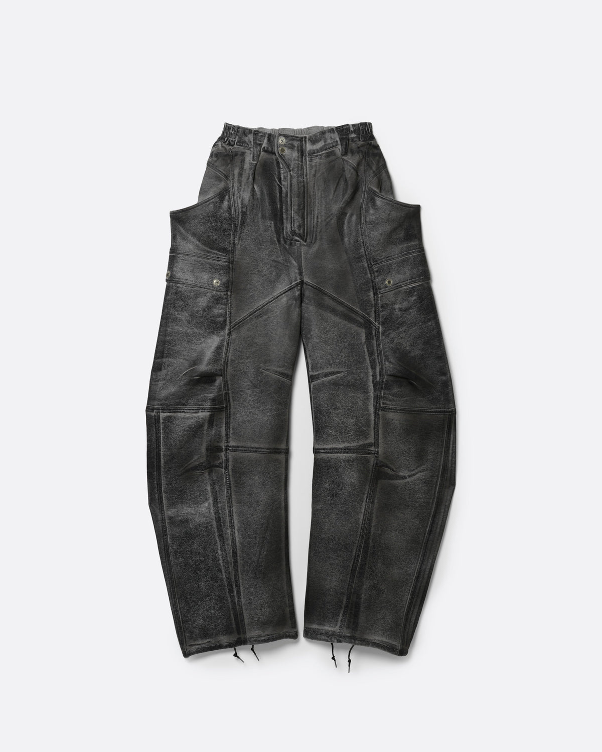 SUBLATIONS】 CRACKING COATED BANANA CUTTING PANTS .15- Amanojak