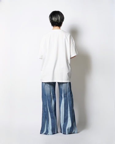 【KAKAN】<BR>BOX SQUARE T-SHIRTS -PRINT-
