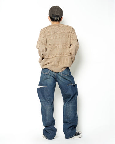 -25SS RESTOCK-<br>[Maison Margiela 1]<br>Cut out<br>Denim Pants