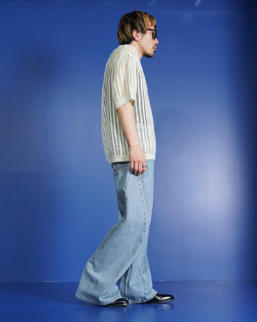 【Feng Chen Wang】<br>OVERSIZE KNIT POLO