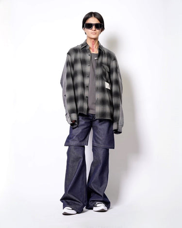 【Maison MIHARA YASUHIRO】<br>COMBINED SHIRT×SWEAT