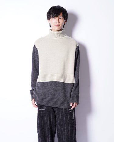 【INSCRIRE】<br>Layered Sweater