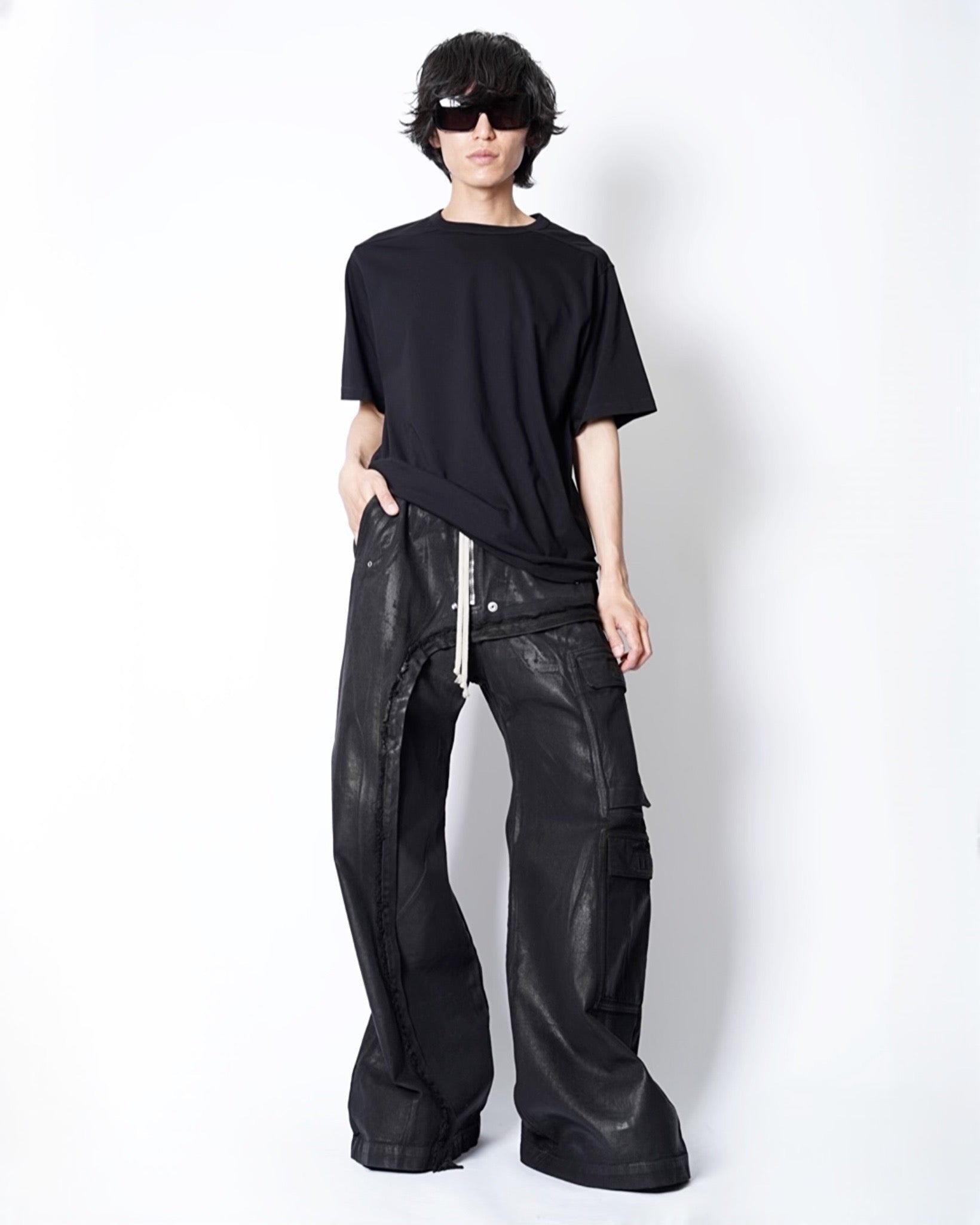 RICK OWENS(リックオウエンス)IMBALANCED DOUBLE CARGO JUMBO BELAS