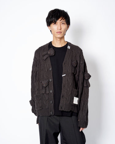 9.18(fri) 0:00 Launch<br>【Maison MIHARA YASUHIRO】<br>× PINK HOUSE BEARS KNIT CARDIGAN