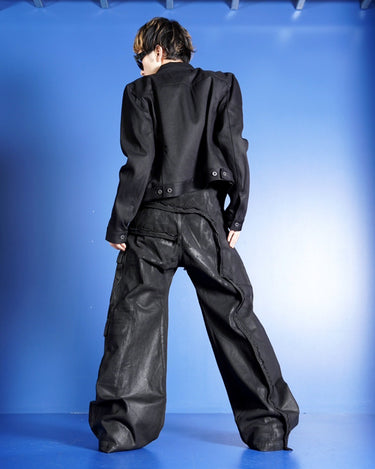 [RICK OWENS DRKSHDW]<br>IMBALANCED DOUBLE CARGO JUMBO BELAS<br>-DCF-