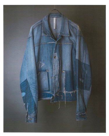 受注生産アイテム<br>期間限定受注受付中(7月31日～8月2日まで)<br>【kiminori morishita】<br>Hand-Remade Denim Jacket