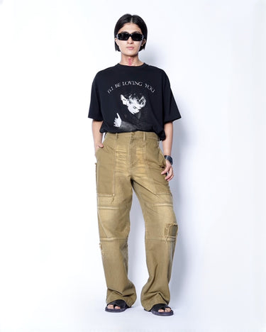 【KAMIYA】<br>Repaired Serge Work PANTS