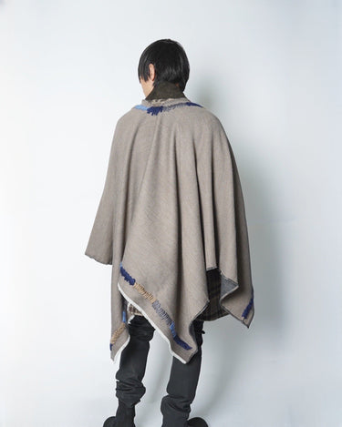 【SILVANA MANETTI】<br>"MANTES" BLANKET -marino wool-