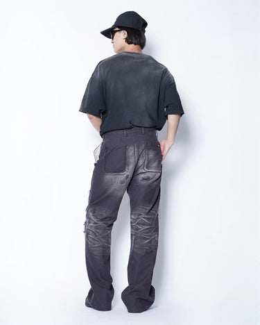 【KAMIYA】<br>Repaired Serge Work PANTS