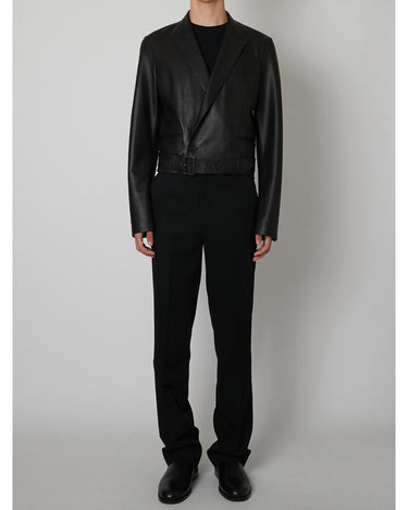 27SS予約受付中<br>【TAAKK】<br>Unlined Sheep Leather Jacket
