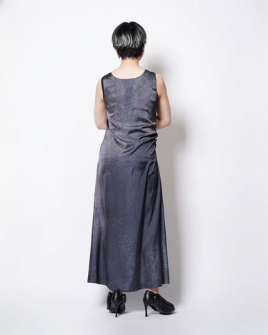 【SATORU SASAKI】<br>PRINT CURVE TANK DRESS